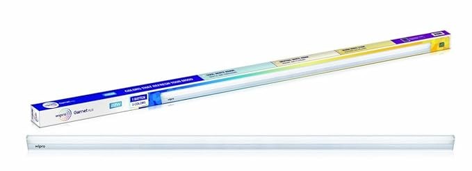 Plus 22W 3 in 1 Colour Changing LED Batten | 4 Ft | CCT | Mood Lighting | Coolwhite - Neutralwhite - Warmwhite | Bright & Energy Efficient Tube Light For Bed Room, Hall, Office| Pack of 1