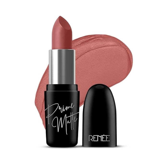 Matte Lipstick - Velvet Mauve, Lightweight & Long-Lasting Formula, Creamy Matte Finish, One Swipe Application, Non-Drying, Vitamin E Infused, 4.5Gm