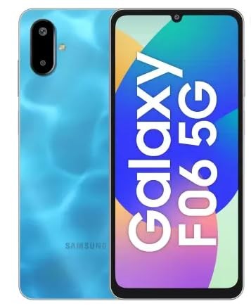 Samsung Galaxy F06 5G, Bahama Blue (4GB, 128GB)