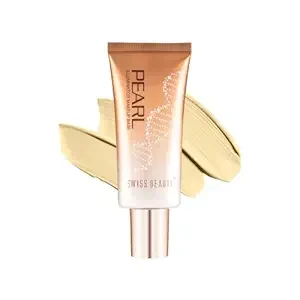 Beauty Foundation Pearl Illuminator Liquid Highlighter With Radiance Finish | Waterproof, Easily Blendable Illuminator For Face Makeup | Shade - 01 Golden Pink, 35Gm |