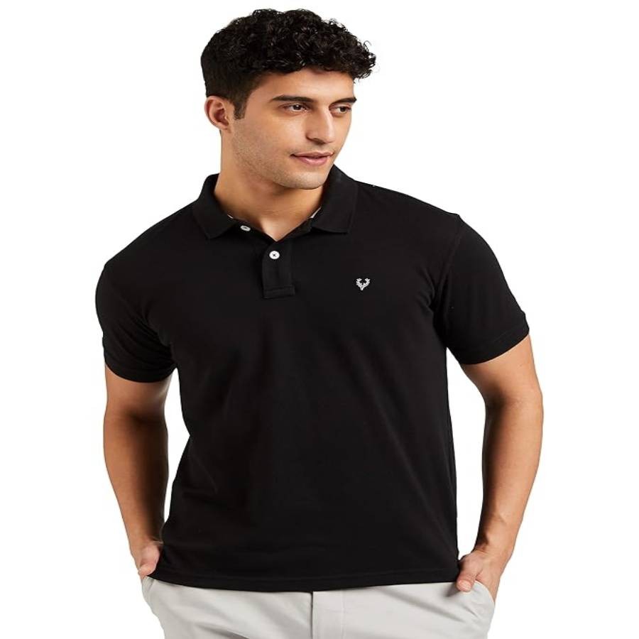 Allen Solly Men's Cotton Regular Fit Polo T-Shirt